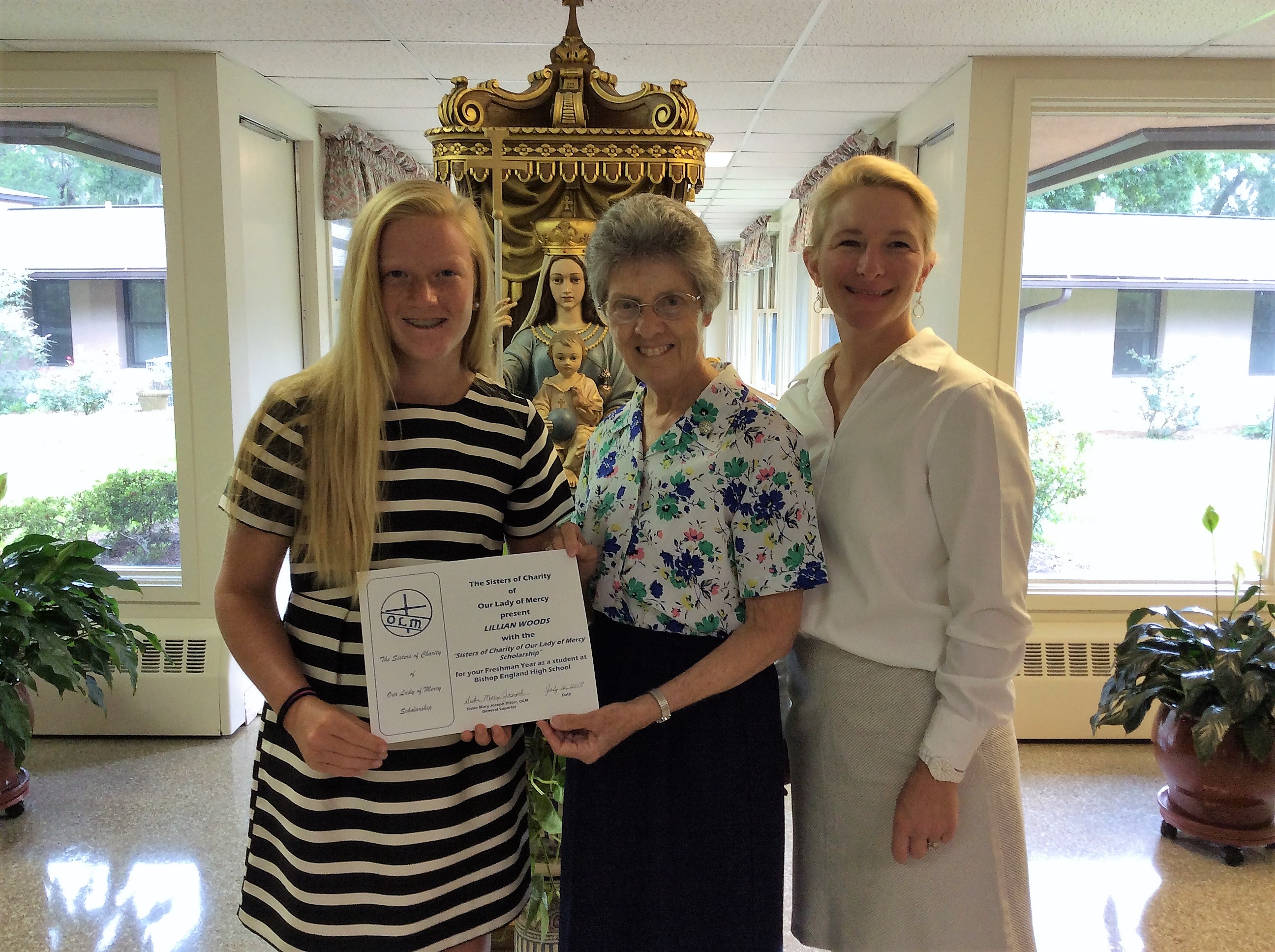 Lillian Woods Sophomore Class scholarship winner Lily Woods.